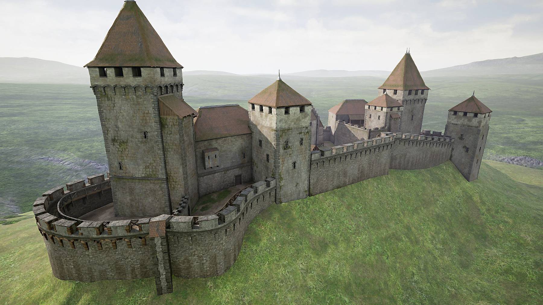 So sah es aus vor 800 Jahren Habsburg wird digital «wiederaufgebaut