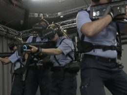 Schweizer-Polizei-VR-Einsatztraining