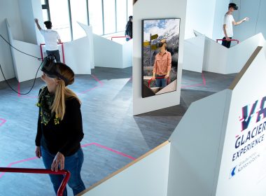 Hochschulen visualisieren Gletscherschwund mit Virtual Reality