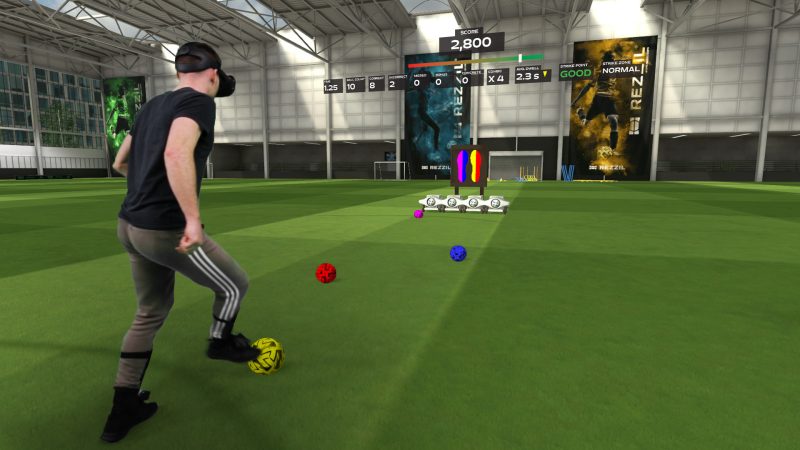Rezzil Player 21: Torschüsse in VR trainieren